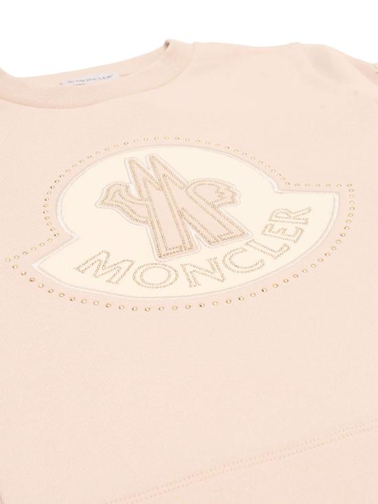  [키즈] 몽클레어 풀오버 아동용 스웨트셔츠 핑크 - MONCLER