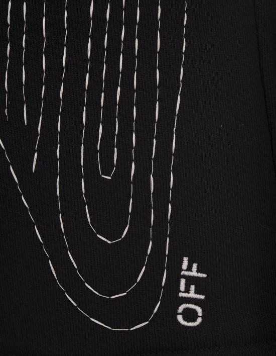  오프화이트 트레이닝/조거 팬츠 스케이트 바디 스티치 조거 팬츠 네로 - OFF WHITE