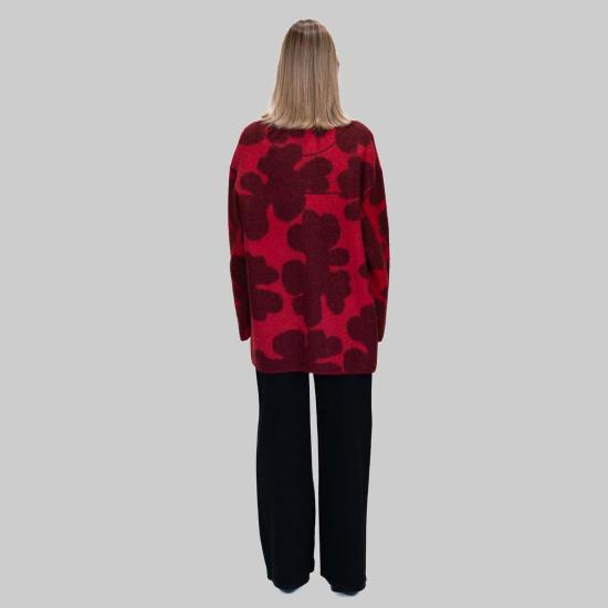  모즈 모즈 자켓 모즈모즈 펠트 여행용 재킷 (빨간색) - MOZH MOZH