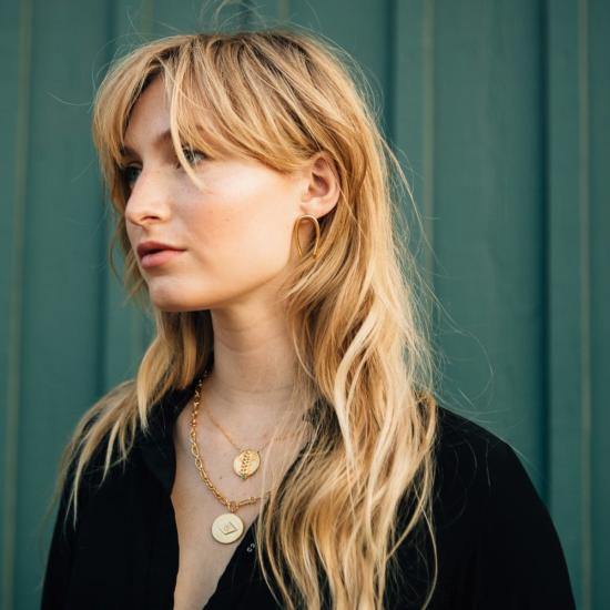  시에라 윈터 주얼리 이어링 선 차일드  골드 베르메일 - SIERRA WINTER JEWELRY