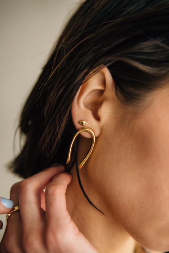  시에라 윈터 주얼리 이어링 선 차일드  골드 베르메일 - SIERRA WINTER JEWELRY