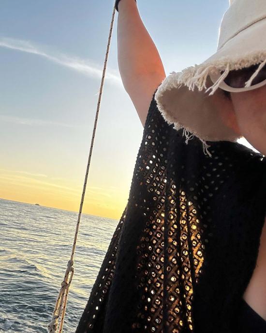  LWN 라운지 웨어 Lwn Sello 카프탄 블랙 - OTHER BRANDS