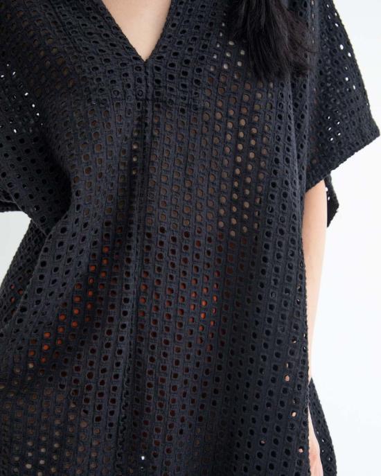  LWN 라운지 웨어 Lwn Sello 카프탄 블랙 - OTHER BRANDS