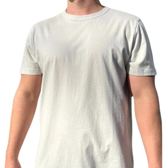  프레스콧 반팔 티셔츠 베이비 피마 티셔츠 실버 버치