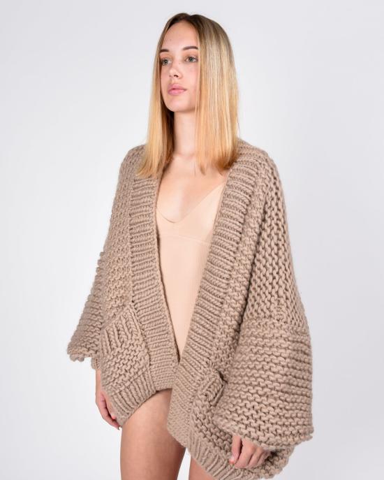  I Love Mr Mittens 가디건 나는 미스터 미튼즈 포켓  따뜻한 토프색을 좋아해 - OTHER BRANDS