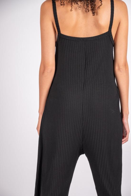  리타 점프수트 로우 리나 니트  블랙 - RITA