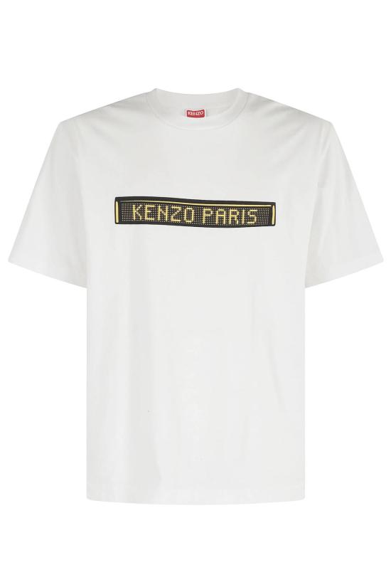  겐조 탑 시티 오버사이즈 티셔츠 오프 화이트