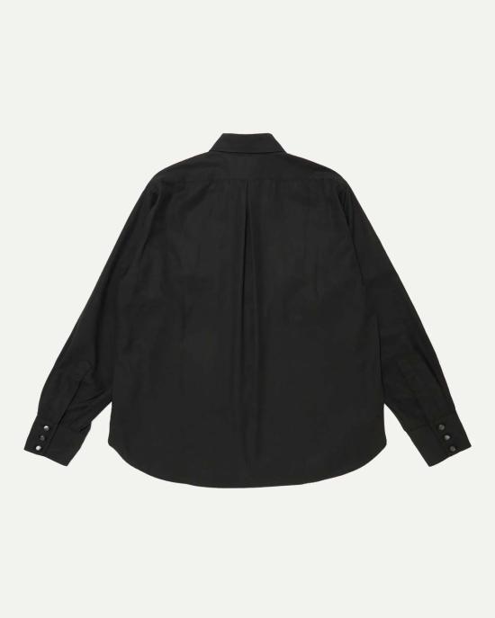  타이가 타카하시 긴팔 셔츠 타이거 타카하시 Lot.118 카우보이 셔츠 차콜 - TAIGA TAKAHASHI