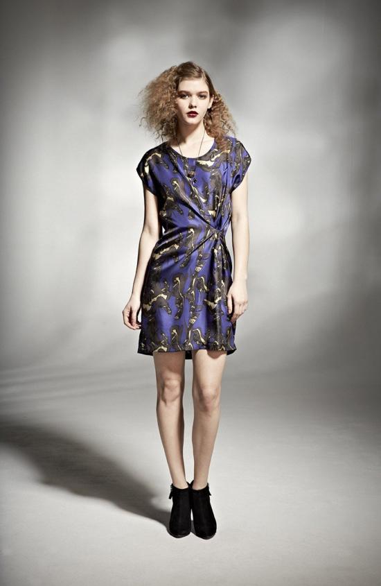  에이치 프레드릭손 숏 원피스 H. 프레드릭손 트위스트 드레스