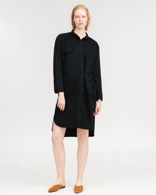  휴머노이드 숏 원피스 엘나 셔츠 드레스 잉크