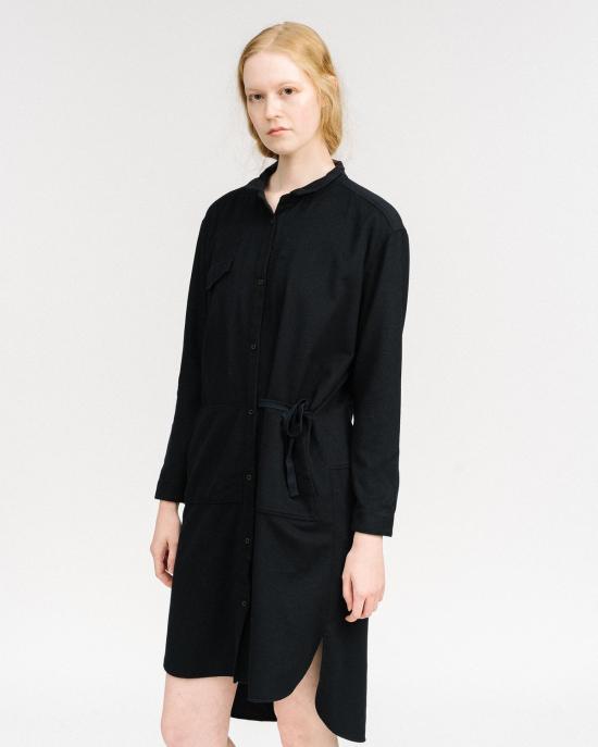  휴머노이드 숏 원피스 엘나 셔츠 드레스 잉크 - HUMANOID