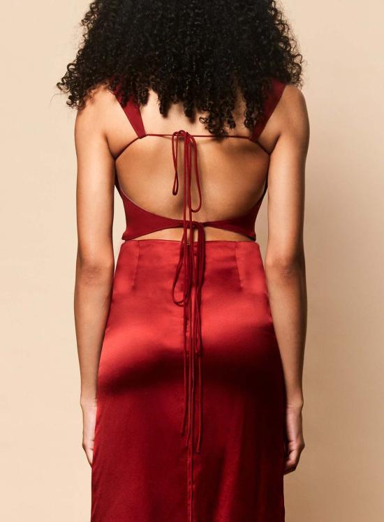  리 뉴욕 민소매 티셔츠 Leigh Ny Kristine 리버시블 탑 - LEIGH NY