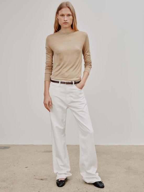  닐리로탄 데님 팬츠 미첼 진 크림