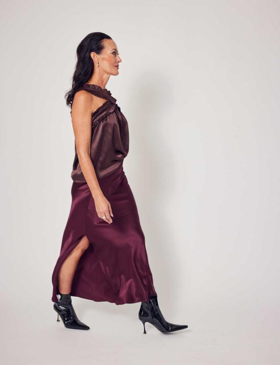  린제이 니콜라스 뉴욕 블라우스 린지 니콜라스 뉴욕 재키 크리스 크로스 탑 - LINDSAY NICHOLAS NEW YORK