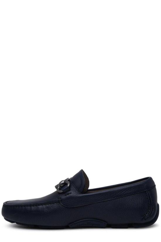  살바토레 페라가모 로퍼 페라가모 간치니 플라크  블루 - SALVATORE FERRAGAMO