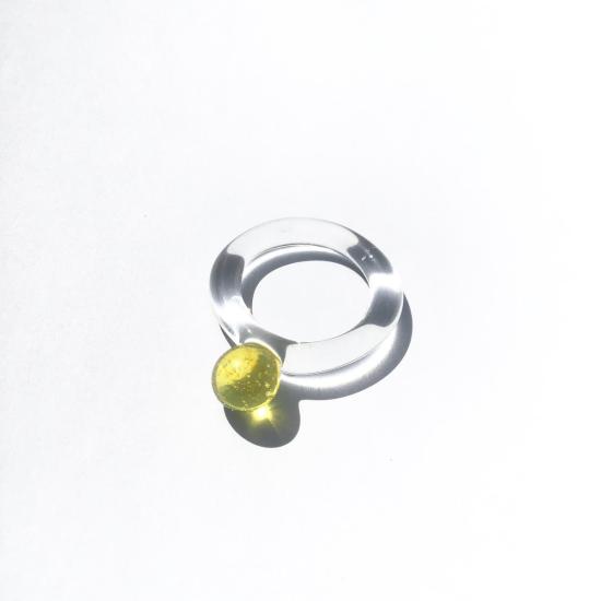  제인 다렌스부르그 반지 제인 다렌스버그 링 레몬 옐로우 도트 - JANE DARENSBOURG