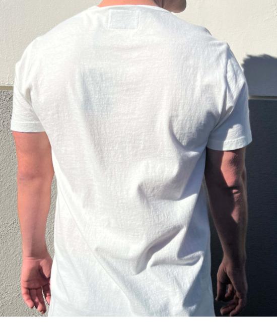  프레스콧 반팔 티셔츠 베이비 피마 티셔츠 코코넛 밀크 - PRESCOTT