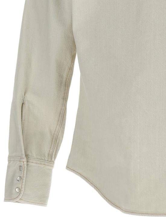  마르지엘라 데님 팬츠 메종  데님 셔츠 크림 - MAISON MARGIELA