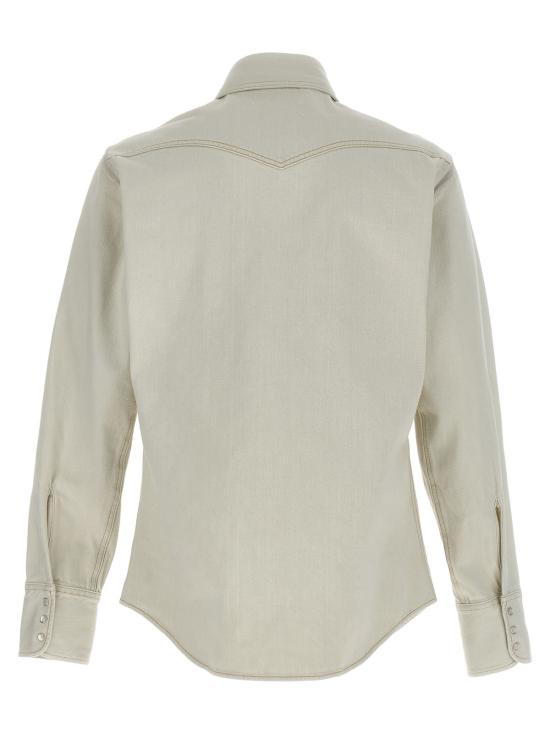  마르지엘라 데님 팬츠 메종  데님 셔츠 크림 - MAISON MARGIELA