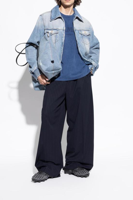  발망 샌들 클로그 타입 슬라이드 블랙 - BALMAIN