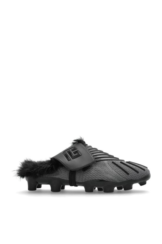  발망 샌들 클로그 타입 슬라이드 블랙