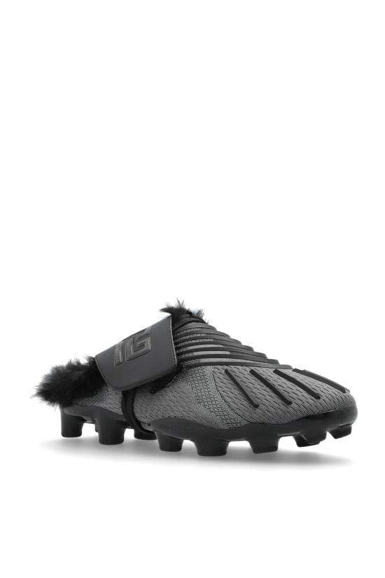  발망 샌들 클로그 타입 슬라이드 블랙 - BALMAIN