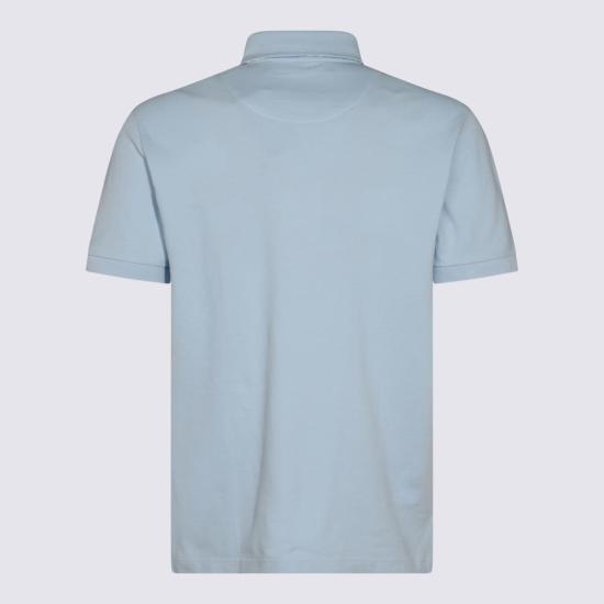  에트로 폴로 티셔츠 코튼 폴로 셔츠 블루 - ETRO