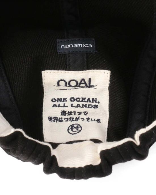  나나미카 모자 벨벳 캡 블랙 - NANAMICA