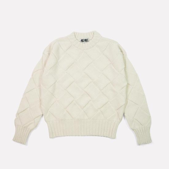  지지 니트웨어 스웨터 바스켓 위브 - GIGI KNITWEAR