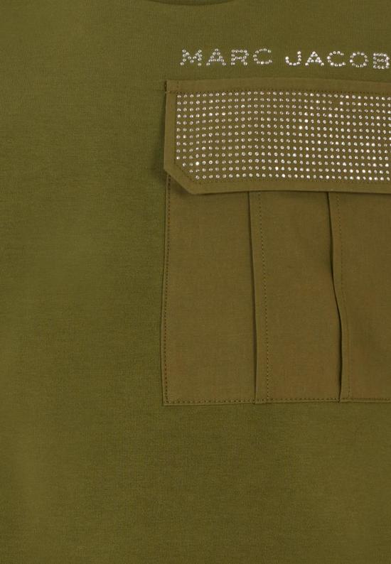  [키즈] 마크제이콥스 트레이닝 상의 마크 제이콥스 아동용 티셔츠 (녹색) - MARC JACOBS