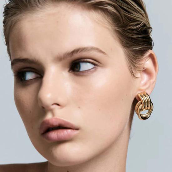  헤븐 메이헴 이어링 미니 매듭 귀걸이 - HEAVEN MAYHEM