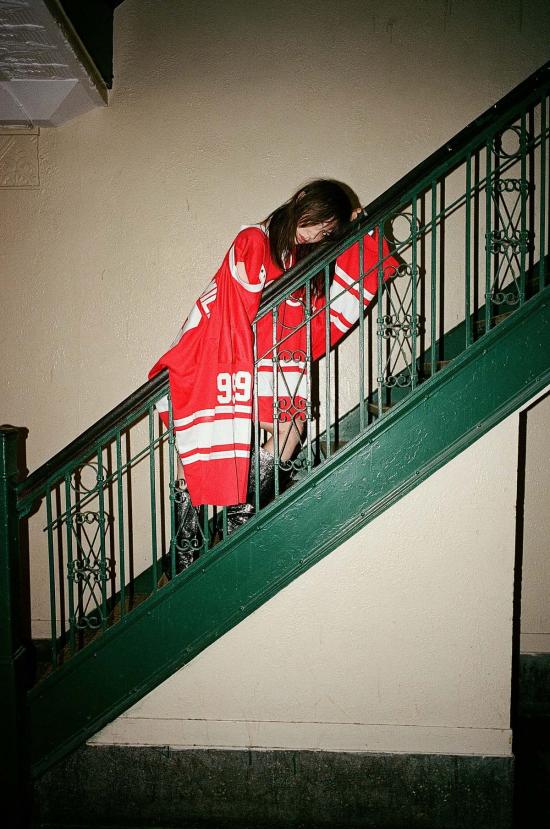  Skim Milk I WHOLE 긴팔 티셔츠 탈지유 Cccccpcp 하키 저지 레드 - OTHER BRANDS