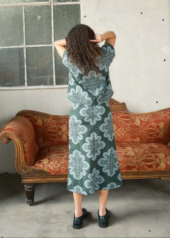  에이스 앤 지그 미디 스커트 에이스 & 지그 루스 스커트 - ACE & JIG