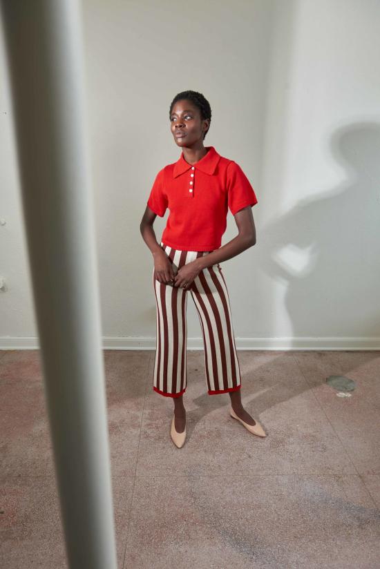  마리아 스탠리 반팔 티셔츠 에릭 폴로 피킬로 - MARIA STANLEY