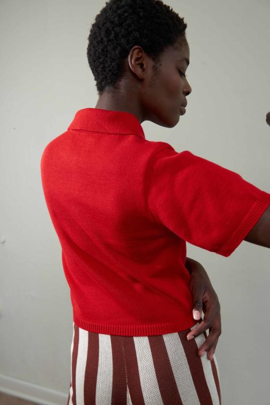  마리아 스탠리 반팔 티셔츠 에릭 폴로 피킬로 - MARIA STANLEY