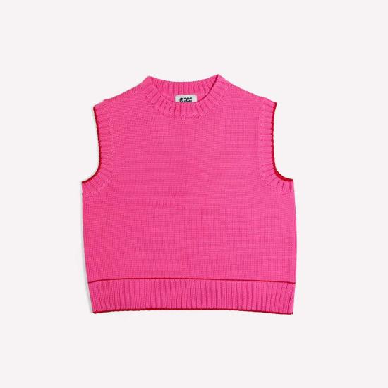  지지 니트웨어 베스트 라라 - GIGI KNITWEAR