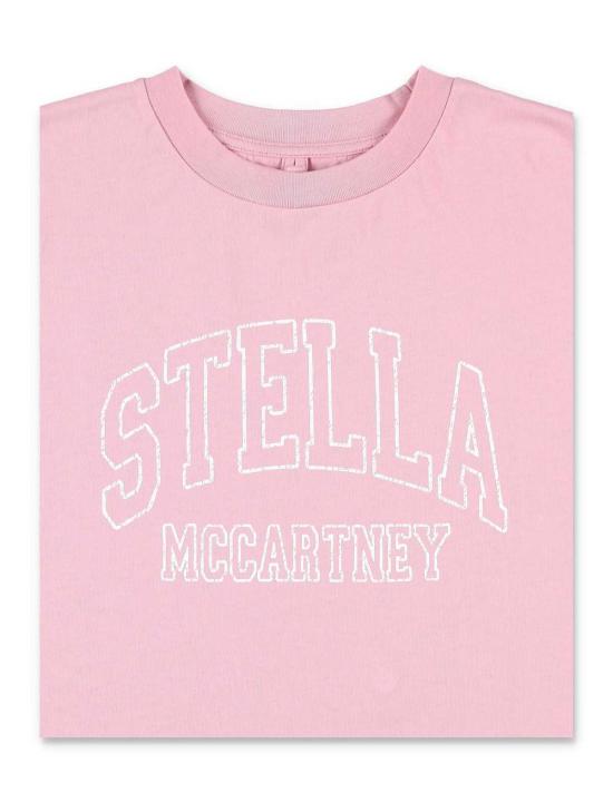  [키즈] 스텔라 맥카트니 탑 스텔라 매카트니 로고 티셔츠 (장미) (어린이용) - STELLA MCCARTNEY