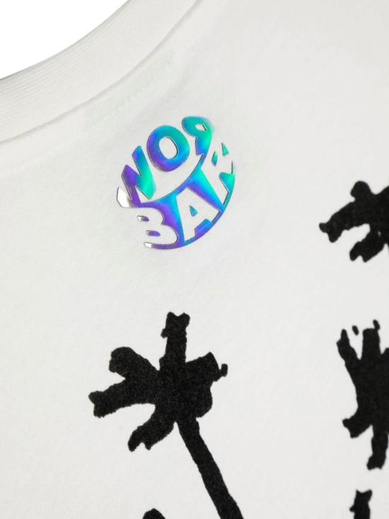  [키즈] 바로우 트레이닝 상의 키즈  크롭 티셔츠 아이보리 - BARROW