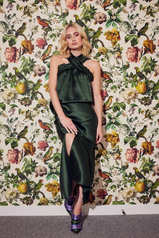  린제이 니콜라스 뉴욕 블라우스 린지 니콜라스 뉴욕 재키 크리스 크로스 탑