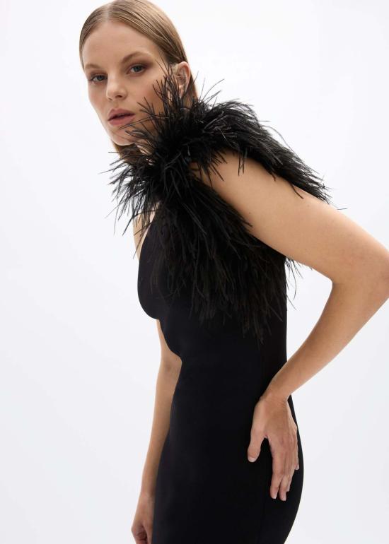  레이첼 길버트 롱 원피스 엘시 가운 블랙 - RACHEL GILBERT