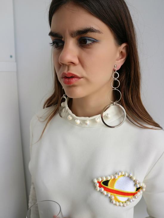  Barragán 이어링 Edie 귀걸이 실버