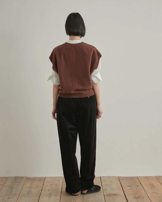  니콜슨&니콜슨 베스트 니콜슨 & 니콜슨 조이 울 브이넥  브라운 - NICHOLSON & NICHOLSON