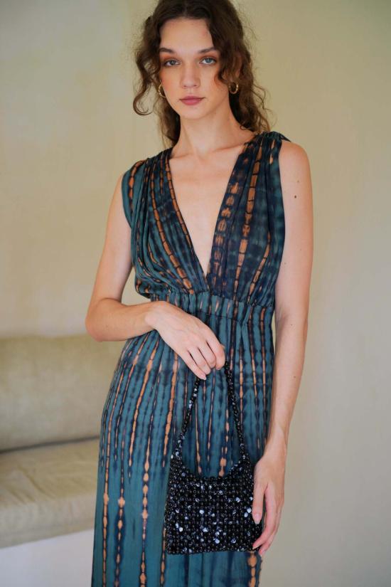  Pink Haley 롱 원피스 핑크 헤일리 클라라 맥시 슬립 드레스 딥 씨 블루 - PINK HALEY