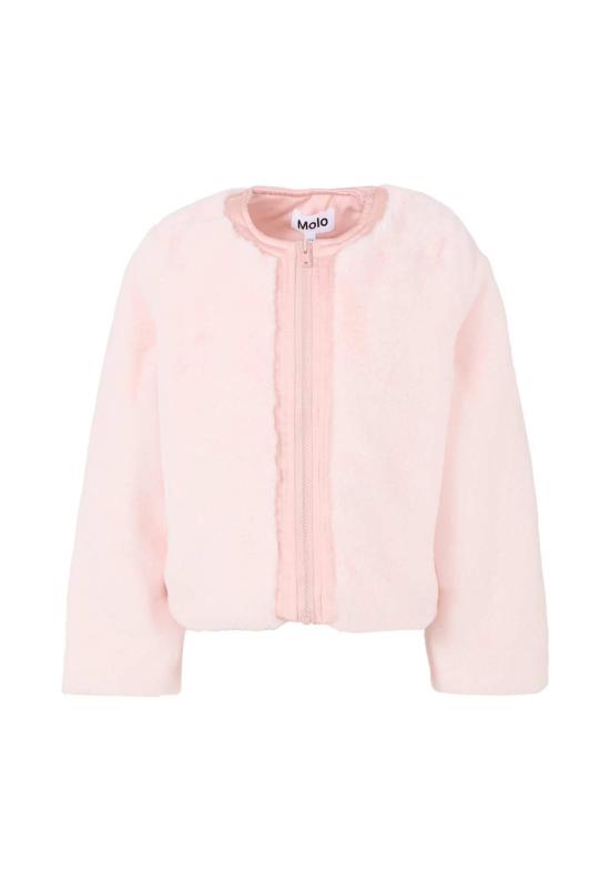  [키즈] 몰로 자켓 인조 모피 코트 핑크