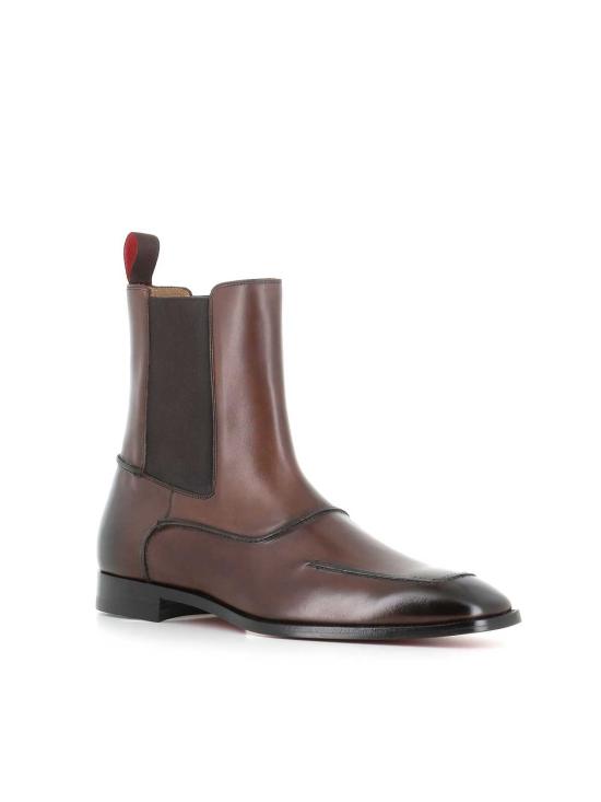  크리스챤 루부탱 부츠 크리스찬 루부탱 첼시 플랫  브라운 - CHRISTIAN LOUBOUTIN