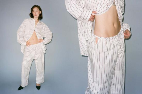  질 로드리게즈 스트레이트 팬츠 길 로드리게스 루 팬트