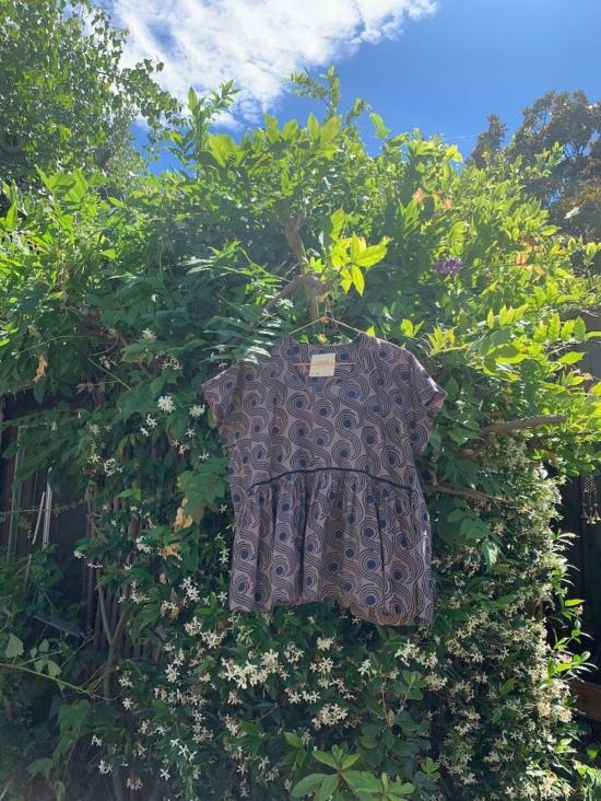  시크 콜렉티브 블라우스 Seek Collective Zoe Top Mocha Swirls - SEEK COLLECTIVE