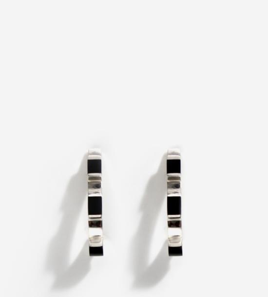  루스 오르티스 이어링 루즈 오르티즈 쿠빅 오닉스 귀걸이