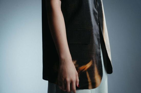  메리 로 수트 자켓 라이트 리크 블레이저 - MARY LO