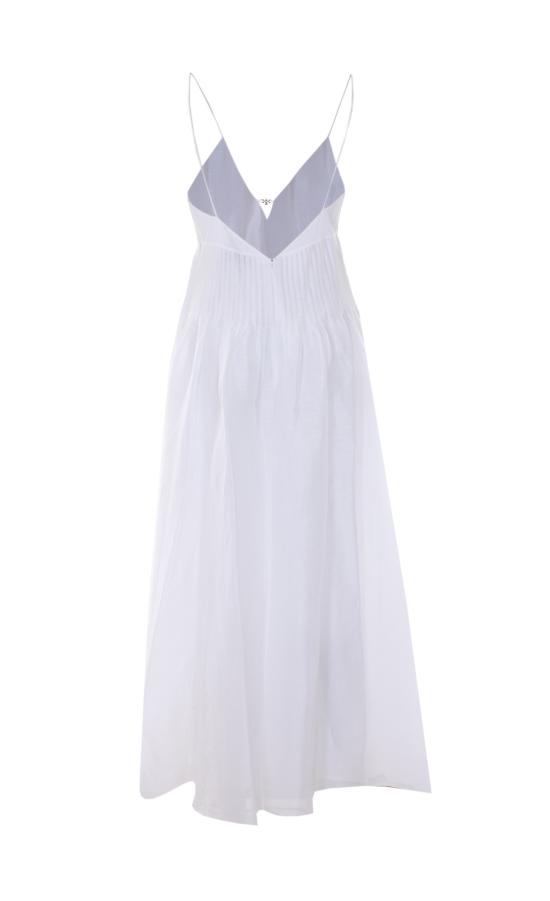 26SS 토리버치 미디 원피스 181157 100 White - TORY BURCH